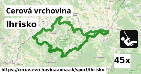 Ihrisko, Cerová vrchovina