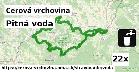 Pitná voda, Cerová vrchovina