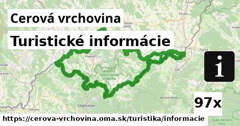 Turistické informácie, Cerová vrchovina