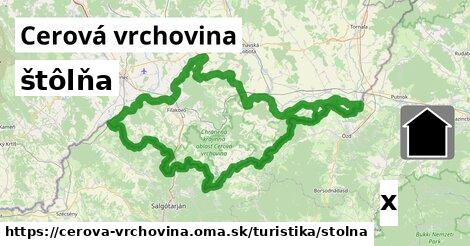 štôlňa, Cerová vrchovina