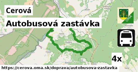 Autobusová zastávka, Cerová