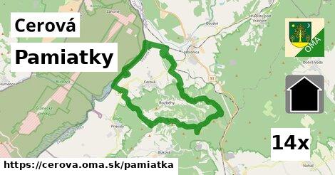 pamiatky v Cerová