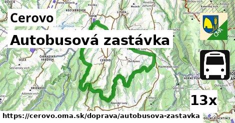 Autobusová zastávka, Cerovo