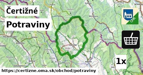 Potraviny, Čertižné