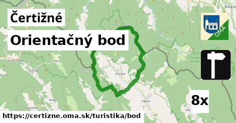 Orientačný bod, Čertižné