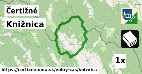 Knižnica, Čertižné