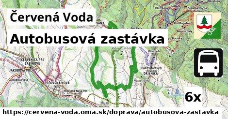 Autobusová zastávka, Červená Voda