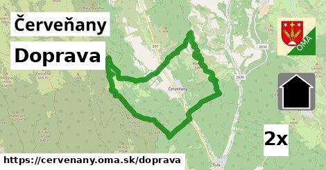 doprava v Červeňany