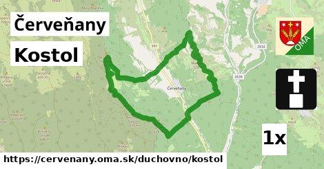 Kostol, Červeňany