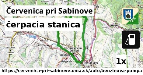 čerpacia stanica, Červenica pri Sabinove