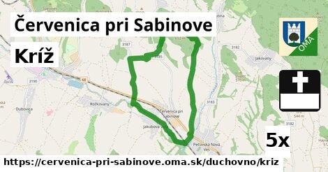 Kríž, Červenica pri Sabinove