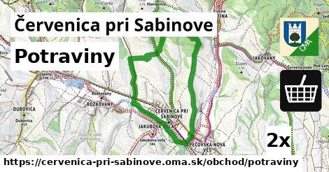 Potraviny, Červenica pri Sabinove