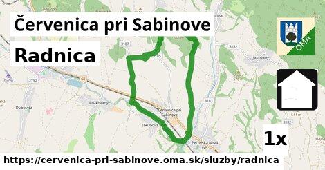 Radnica, Červenica pri Sabinove