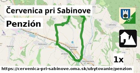 Penzión, Červenica pri Sabinove