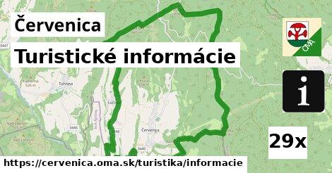 Turistické informácie, Červenica