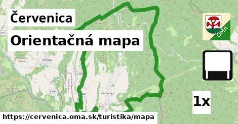 Orientačná mapa, Červenica