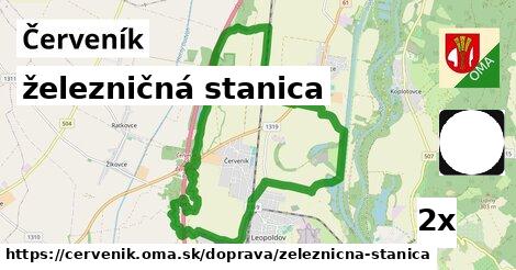 železničná stanica, Červeník