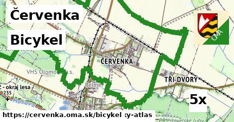 bicykel v Červenka