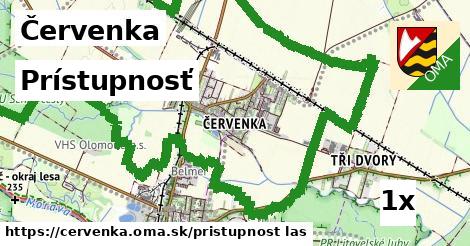 prístupnosť v Červenka