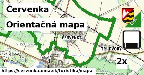 Orientačná mapa, Červenka