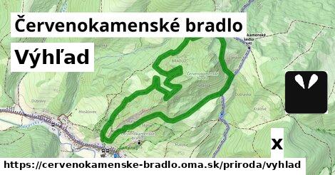 Výhľad, Červenokamenské bradlo