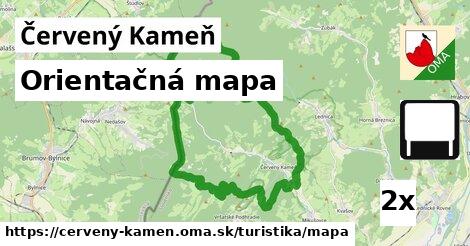 Orientačná mapa, Červený Kameň