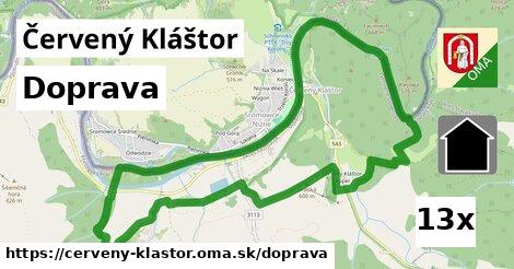 doprava v Červený Kláštor