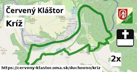 Kríž, Červený Kláštor