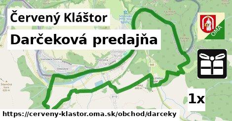 Darčeková predajňa, Červený Kláštor