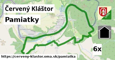 pamiatky v Červený Kláštor