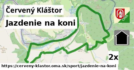 jazdenie na koni v Červený Kláštor