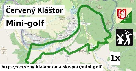 mini-golf v Červený Kláštor