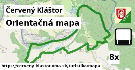 Orientačná mapa, Červený Kláštor