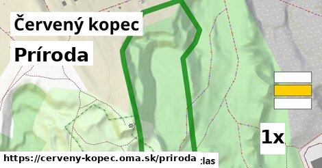 príroda v Červený kopec