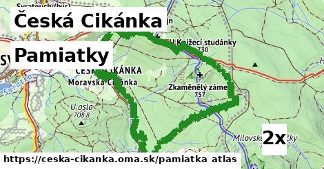 pamiatky v Česká Cikánka