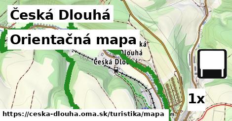 orientačná mapa v Česká Dlouhá