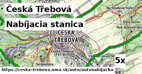 nabíjacia stanica v Česká Třebová