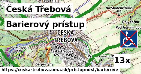 Barierový prístup, Česká Třebová