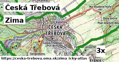 zima v Česká Třebová