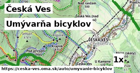 Umývarňa bicyklov, Česká Ves