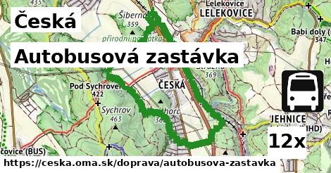 Autobusová zastávka, Česká