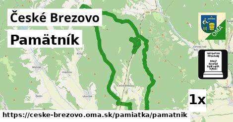 Pamätník, České Brezovo