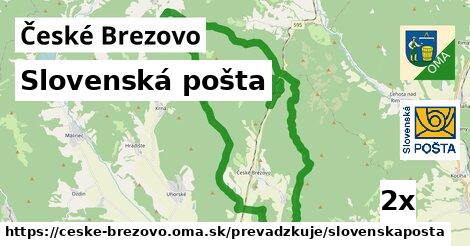 Slovenská pošta v České Brezovo