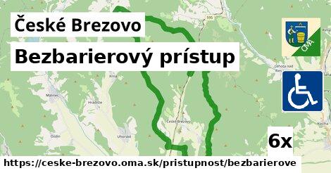 Bezbarierový prístup, České Brezovo