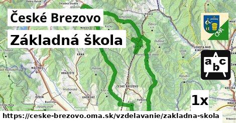 Základná škola, České Brezovo