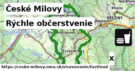 Všetky body v České Milovy