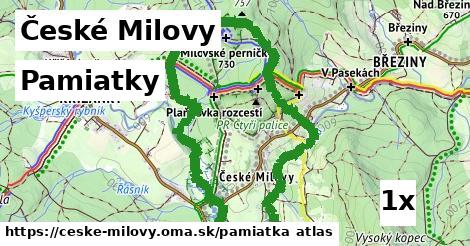 pamiatky v České Milovy