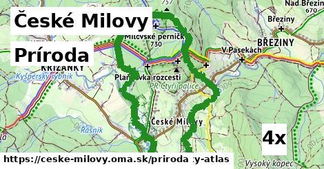 príroda v České Milovy