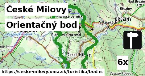 Orientačný bod, České Milovy