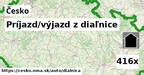 Príjazd/výjazd z diaľnice, Česko